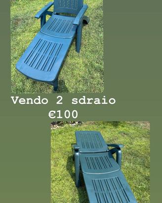 sdraio da giardino