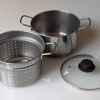 Cuocipasta Compatto Acciaio Inox 20cm 🍝