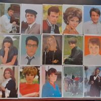 EDIZIONI EDIS - CANTANTI 69 - 21 FIGURINE USATE