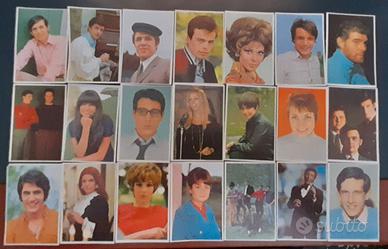 EDIZIONI EDIS - CANTANTI 69 - 21 FIGURINE USATE