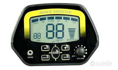 Metal Detector avanzato display LCD oro e monete