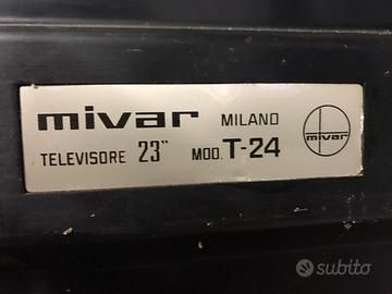 Televisore vintage Mivar