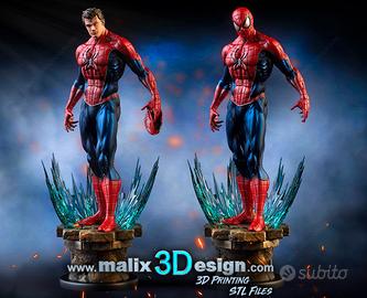 Statue diorama Spider-man spiderman Stampa 3d