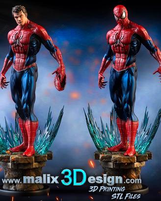 Statue diorama Spider-man spiderman Stampa 3d
