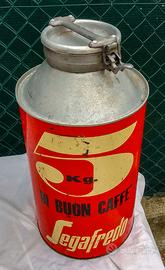 Contenitore caffè Segafredo anni '70