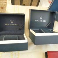 Maserati porta orologio 2 scatole originali