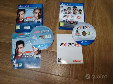 Giochi PS4 e PS5 - Formula 1 F1 2015 e F1 2019