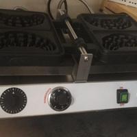 Piastra professionale waffle