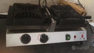Piastra professionale waffle