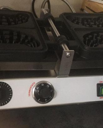 Piastra professionale waffle