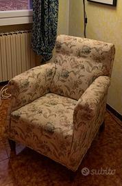 Poltrona vintage fiori