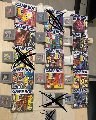 Lotto 12 Giochi game boy originali