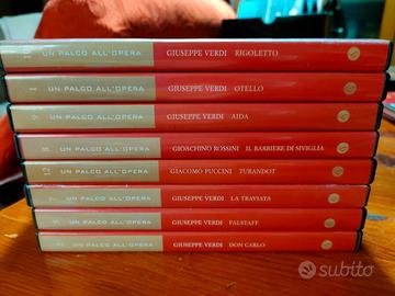 Opere di Verdi, Puccini,Rossini UN PALCO ALL'OPERA