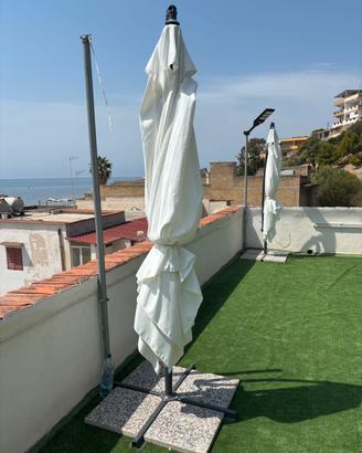 2 ombrelloni da veranda/giardino