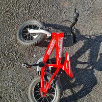 Bici da bimbo 2-4 anni ruote 12 pollici rosso