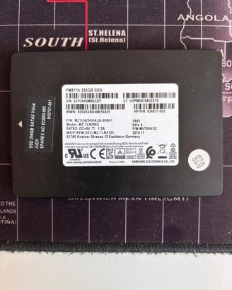HARD DISK SSD SAMSUNG 256GB 2,5" SSD SATA NUOVO
