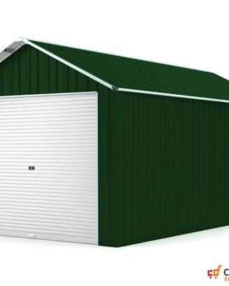 Prefabbricato box cantiere  360x610 verde scuro