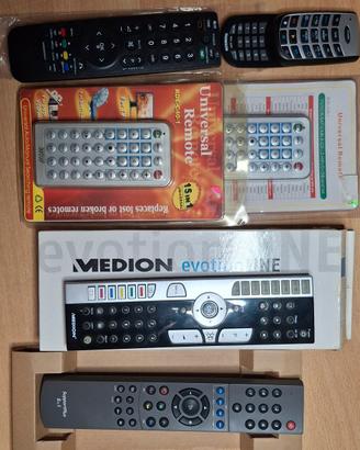 Telecomandi vari universali e programmabili