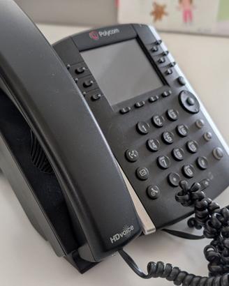 Telefono IP VOIP Polycom VVX 400 displ colori POE
