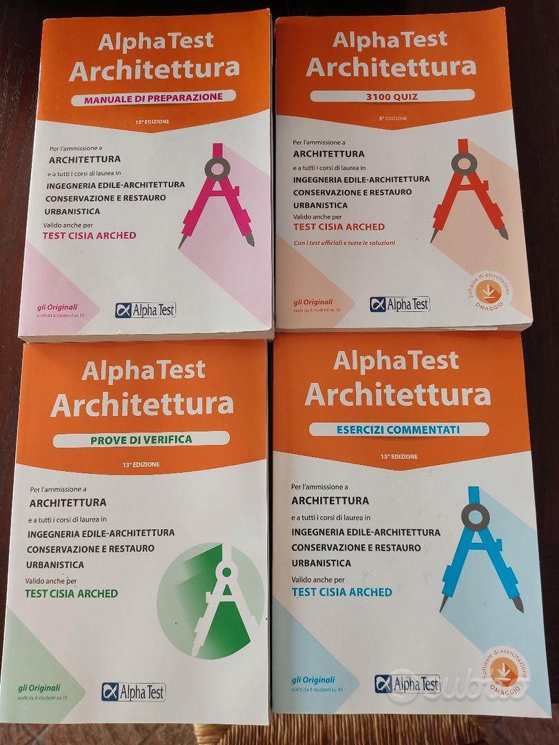 4 libri Alpha test architettura - Libri e Riviste In vendita a Cuneo
