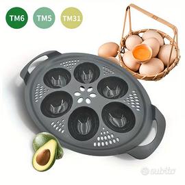 Cuociuova Bimby tm5 tm6 tm31 per 6 Uova Steameggs