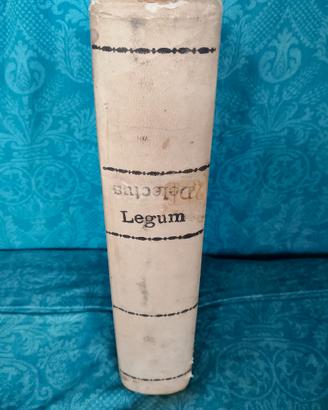 Libro Antico Diritto Romano 1839 - Delectus Legum