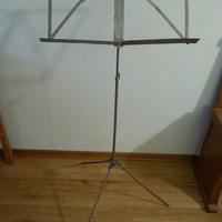 Leggio musicale anni ’50-60 in metallo