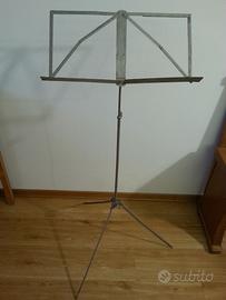 Leggio musicale anni ’50-60 in metallo