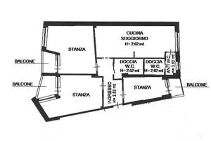 Bolzano centro quadrilocale rifinito con cura