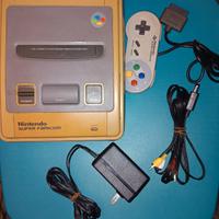 console vintage Nintendo Super Famicom funzionante