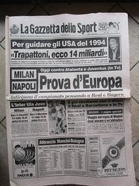 LA GAZZETTA DELLO SPORT APRILE 1989 - INTER MILAN