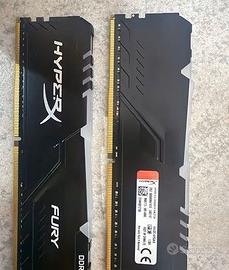Ram RGB Kingston HyperX FURY DDR4 3200 16GB(2x8GB)