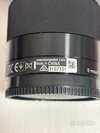 Obiettivo Sony SEL50F18