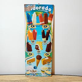 Insegna Tabella Gelati Eldorado Anni 70