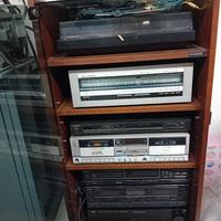 COMPONENTI HI-FI ANNI 80 + MOBILE