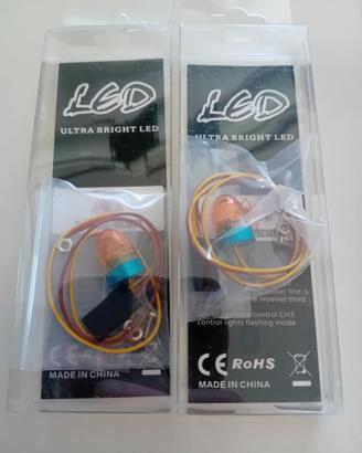 Luci Led Gialle Modellismo Camion Trattore Ruspa