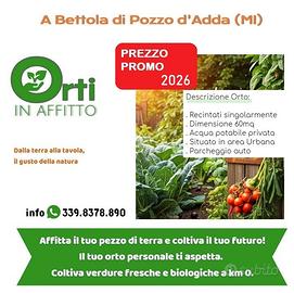 Terreno per orto