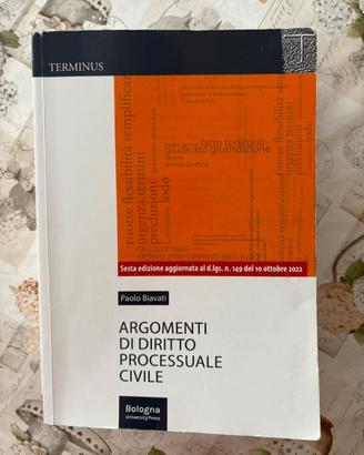 Argomento di diritto processuale civile - Biavati