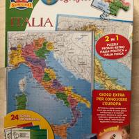 Puzzle Geografici Sapientino -Italia NUOVO INCELL