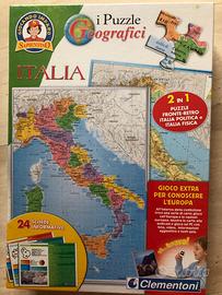 Puzzle Geografici Sapientino -Italia NUOVO INCELL