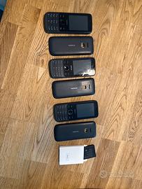Nokia 225 4g Nero dual sim bt 5.0 batteria nuova