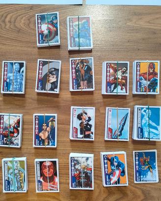 653 pezzi carte Marvel Coop nuove 2013