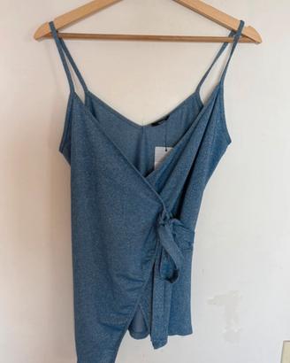 Top donna scintillante tenzenis nuovo
