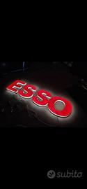 Insegna pubblicitaria  Esso luminosa vintage