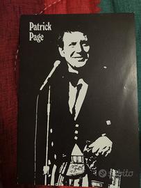 Cartolina autografa Patrick Page