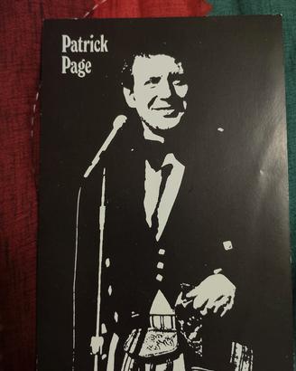 Cartolina autografa Patrick Page