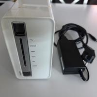 NAS QNAP TS-212 + 2 HDD da 2TB