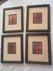 quadri riproduzione Art Nouveau in stile A. Mucha