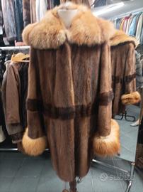 Visone Marrone Glace' con Volpe Kamchatka