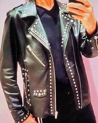 Chiodo vera pelle Zara Man